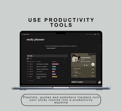 Study and Productivity Planner